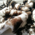 Three Color Printing Imitating Marble Rabbit Fake Fur